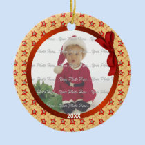 2 Sided - 1st Christmas Your a Star Photo ornaments