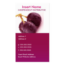 2-Sided Business Card (Grapes) business cards