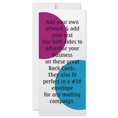2 sided Business Rack cards Advertising by BlueSkiesPlusLLC