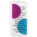 2 sided Business Rack cards Advertising rack cards