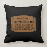 2-sided Country Western Horses designer pillows