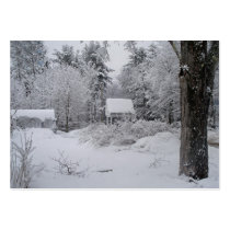 2-Sided Gift Tags-Well House at Christmas Business Cards