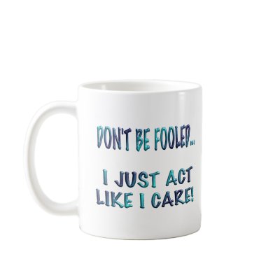 2 Sided Humorous Funny Coffee mug, cup by kjscreations