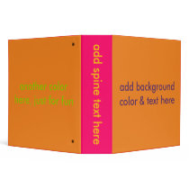 2" three-ring binders easy template