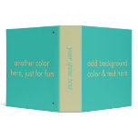 2" three-ring binders easy template