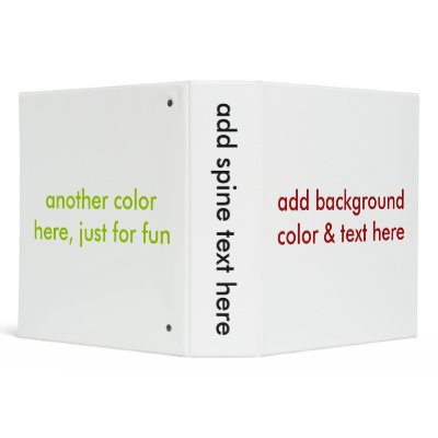 2" three-ring binders easy template by Create_Your_Own