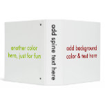2" three-ring binders easy template