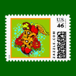 2 thug skulls Stamp