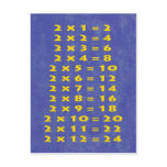 #2 Times Table Collectible Postcard