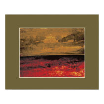 2 Tone Abstract Poster posters