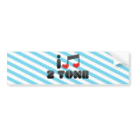 2 Tone fan Bumper Stickers