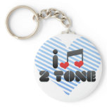 2 Tone fan Key Chains