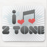 2 Tone fan Mousepads