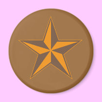 2 Tone Star Magnet