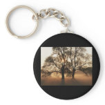 2 TREES SEPIA GOLD ORANGE KEYCHAINS
