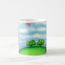 2 Trees & the Macadamia Nut Flowers Painting mugs