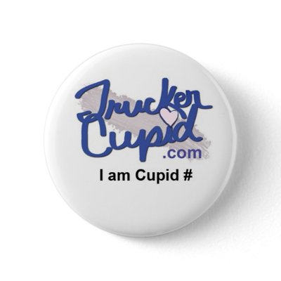 2" Trucker Hat Button by truckercupid