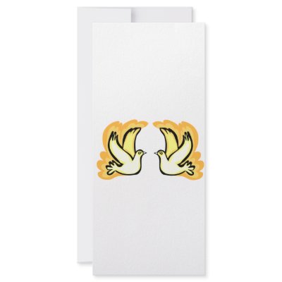 2 Turtle Doves Custom Rack Cards by BrandyHouse