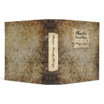 2" Vintage Gold Family Recipe Binder
