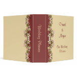 2" Vintage Wedding Planner 3 Ring Binder