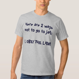 go to jail shirt