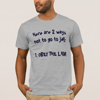 go to jail shirt