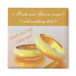 2 Wedding Bands magnets