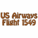 2 Wings155 Prayers, US Airways Flight 1549 embroidered shirts