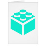 2 x 2 Brick by Customise My Minifig Greeting Card