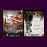 2 x Veterans Day Poster images
