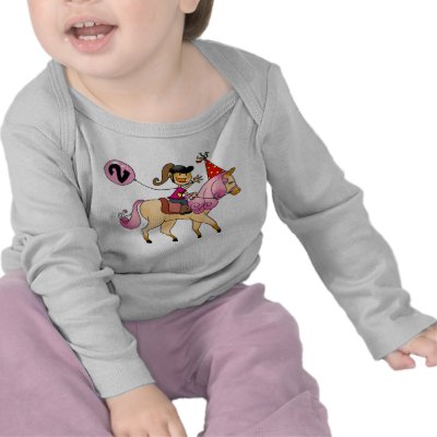 Cute pony t-shirts for girls who are 2 years old. great gift ideas for 2nd 