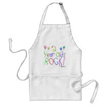 2 Year Olds Rock ! aprons by BirthdaysRock 2 Year Olds Rock ! aprons