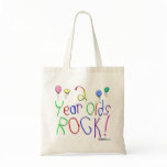 2 Year Olds Rock ! Canvas Bags