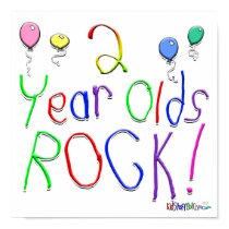 2 Year Olds Rock ! posters