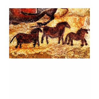 2a Lascaux Horses shirt