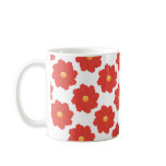 2ai red flowers coffee mugs