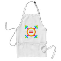 2become1 same-sex marriage Gay Pride Aprons