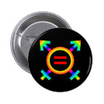 2become1 same-sex marriage Gay Pride Button