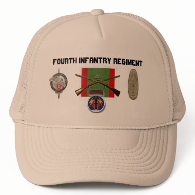 2BN 4th Infantry Regiment Pershing Hat by daddony58