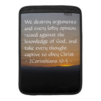 2Corinthians 10:5 MacBook Sleeves