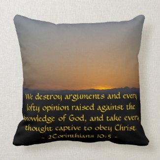 2Corinthians 10:5 Pillows