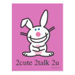 2cute 2talk 2u post card