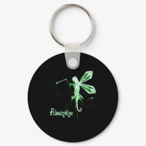 2D Absinthe Green Fairy Sketch keychains by VoXeeD 2D Absinthe Green Fairy Sketch keychains