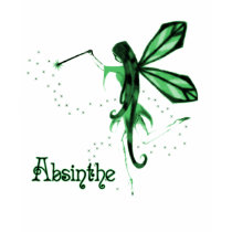 2D Absinthe Green Fairy Sketch t-shirts by VoXeeD 2D Absinthe Green Fairy Sketch t-shirts