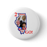 2down One to Go Pinback Button