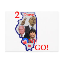 2down One to Go Postcards