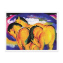 2f Small Yellow Horses postcards by VintagePets 2f Small Yellow Horses postcards