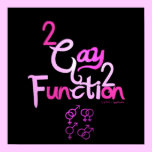 2gay2function Wall Poster posters