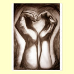 2hands1heart in sepia postcards