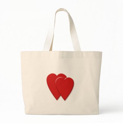 2hearts canvas bag by acca11